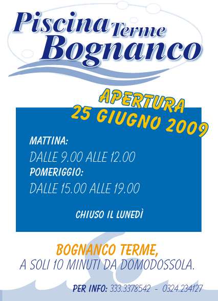 Apertura piscina